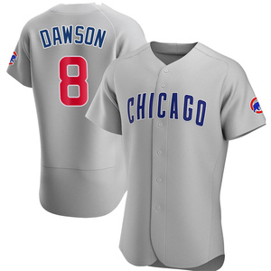 Andre Dawson Signed Chicago Cubs Gray Road Jersey (JSA COA)8xAll