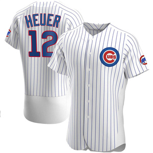 Men's Chicago Cubs Codi Heuer Authentic White Home Jersey