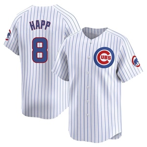 Men's Chicago Cubs Ian Happ Limited White Home Jersey