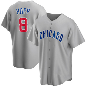 Youth Majestic Chicago Cubs #8 Ian Happ Authentic Green Salute to Service  MLB Jersey