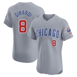 Men's Chicago Cubs Joe Girardi Elite Gray Road Jersey