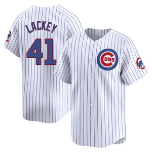 Men's Chicago Cubs John Lackey Limited White Home Jersey