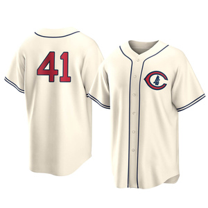 Men's Chicago Cubs John Lackey Replica Cream 2022 Field Of Dreams Jersey