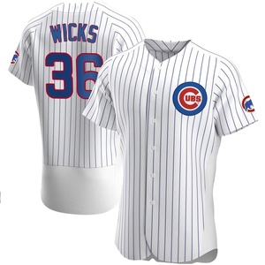 Men's Chicago Cubs Jordan Wicks Authentic White Home Jersey