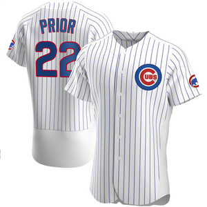 Mark Prior Youth Chicago Cubs Jersey - Black/White Replica