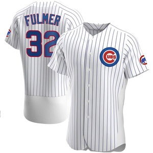 Men's Chicago Cubs Michael Fulmer Authentic White Home Jersey