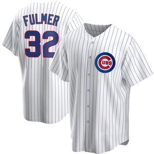 Men's Chicago Cubs Michael Fulmer Replica White Home Jersey