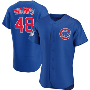 Men's Chicago Cubs P.J. Higgins Authentic Royal Alternate Jersey