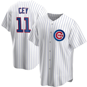 Men's Chicago Cubs Ron Cey Replica White Home Jersey