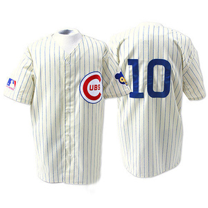 Men's Chicago Cubs Ron Santo Authentic Cream 1969 Throwback Jersey