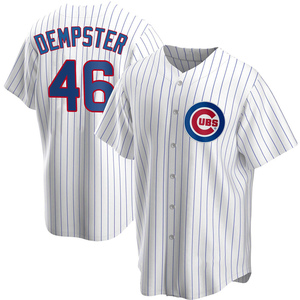 Men's Chicago Cubs Ryan Dempster Replica White Home Jersey