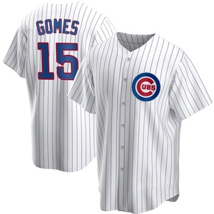 Men's Chicago Cubs Yan Gomes Replica White Home Jersey