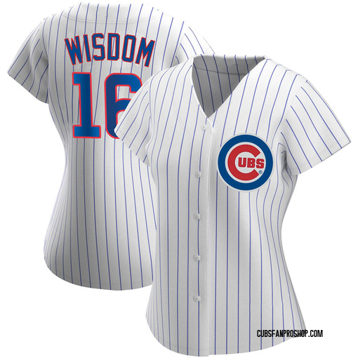 Patrick Wisdom Men's Chicago Cubs Home Jersey - White Authentic