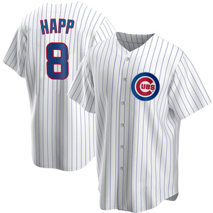 Youth Chicago Cubs Ian Happ Replica White Home Jersey