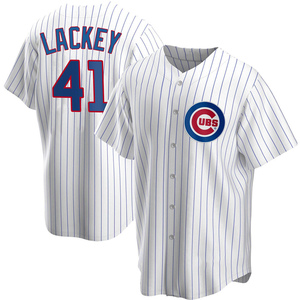 John Lackey Men's Chicago Cubs Road Jersey - Gray Authentic